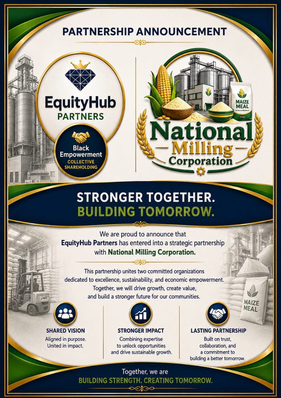Partnership Announcement — EquityHub Partners and National Milling Corporation: Stronger Together. Building Tomorrow.